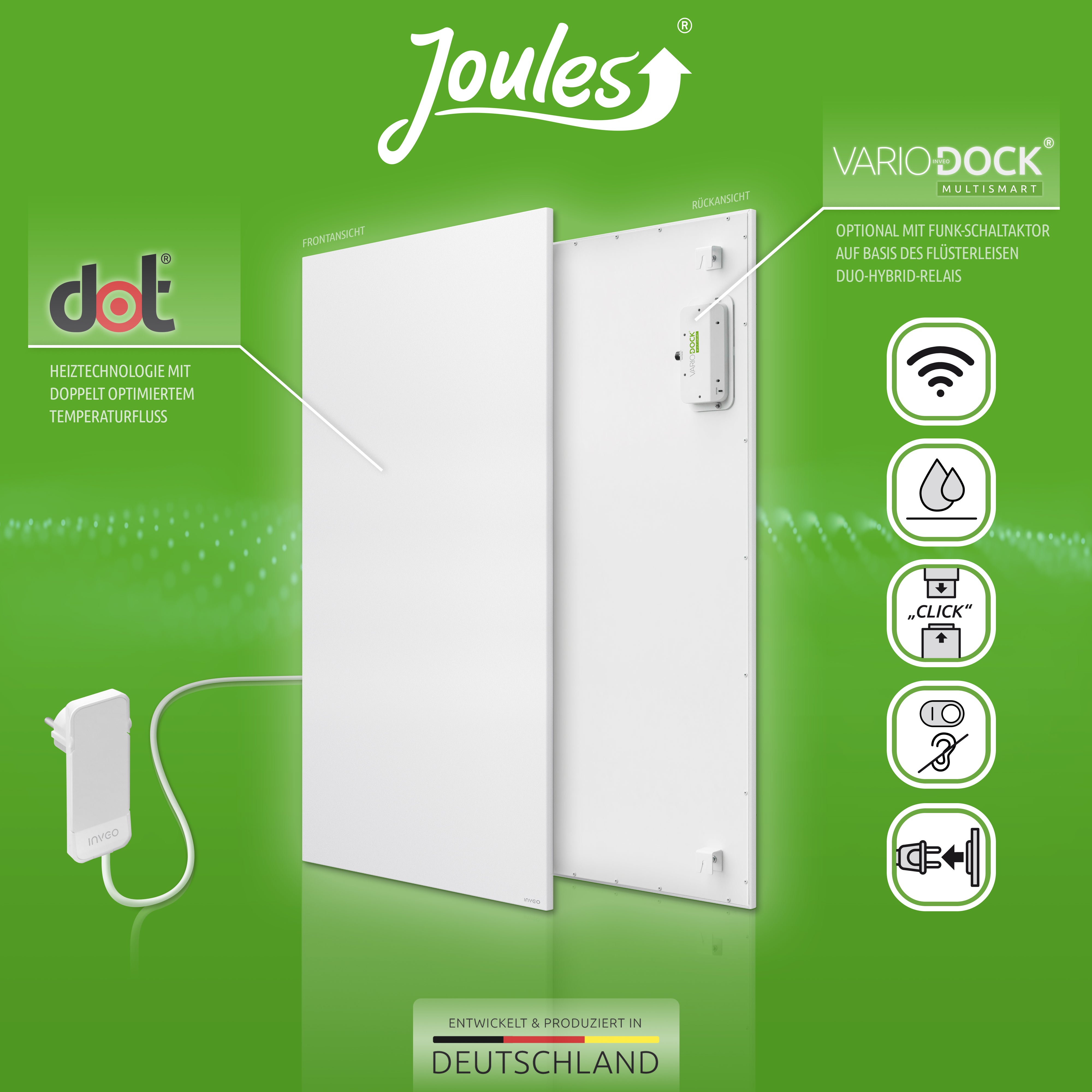 Joules®-Infrarotheizung 60x120 cm - 710 W